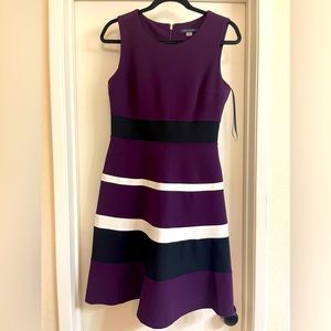 Burgundy with stripes Tommy Hilfiger Dress Size 4 Used only Once